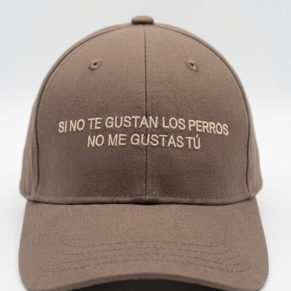 Gorra "Si no te gustan los perros, no me gustas tú"