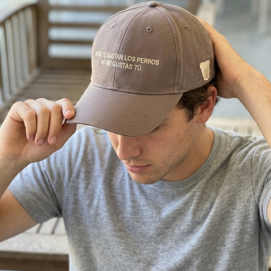 Gorra "Si no te gustan los perros, no me gustas tú"